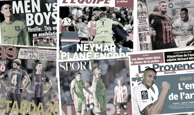 العالميه5 | أبرز عناوين أغلفة الصحف الرياضية العالمية: “ريال مدريد يبدأ أمام ألميريا”