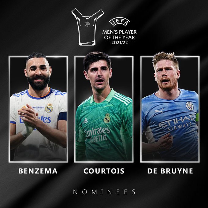 | اليويفا يكشف عن المرشحين لجائزة أفضل لاعب في أوروبا